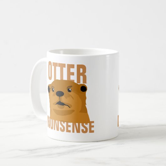 Otter Nonsense Kaffeetasse (Vorderseite Links)