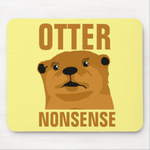 Otter Nonsense Mousepad