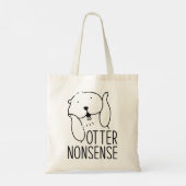 Otter Nonsense Tragetasche (Rückseite)