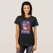 Otter Otter Space Otter T-Shirt (Vorne ganz)