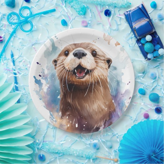 Otter Pappteller (Party)