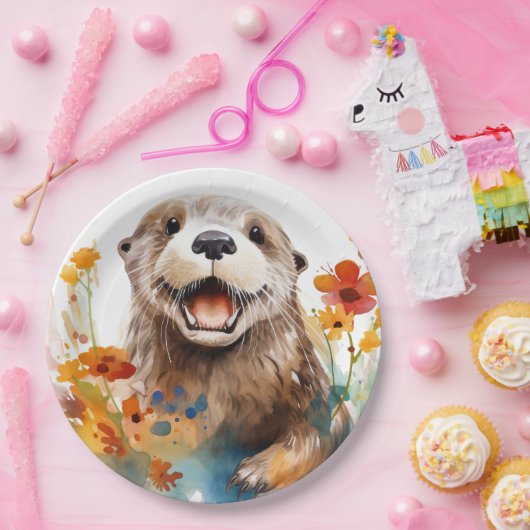 Otter Pappteller (Party)
