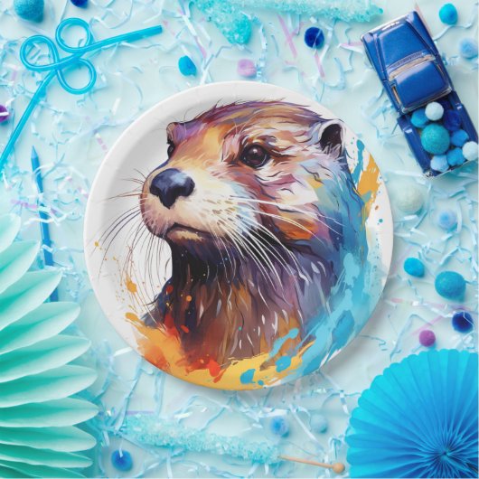 Otter Pappteller (Party)