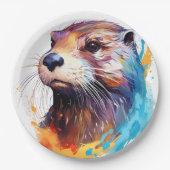 Otter Pappteller (Vorderseite)
