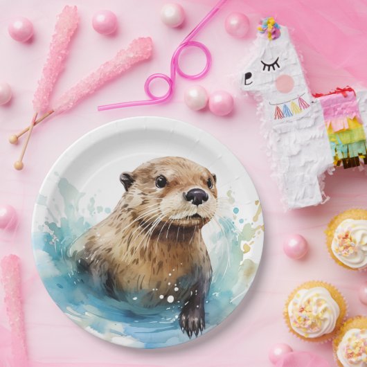 Otter Pappteller (Party)