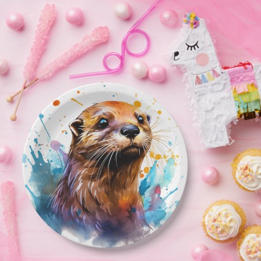 Otter Pappteller (Party)
