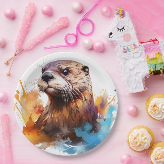 Otter Pappteller (Party)
