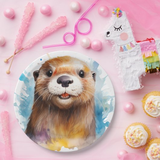 Otter Pappteller (Party)