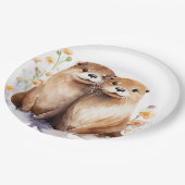 Otter Pappteller (Schrägansicht)