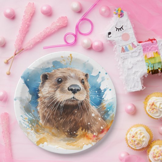 Otter Pappteller (Party)