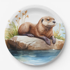 Otter Pappteller