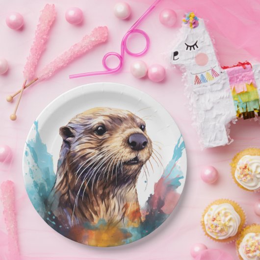Otter Pappteller (Party)