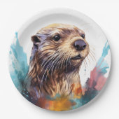 Otter Pappteller (Vorderseite)