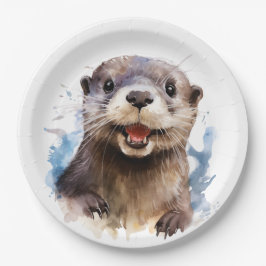 Otter Pappteller