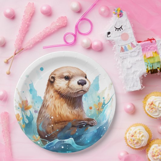 Otter Pappteller (Party)