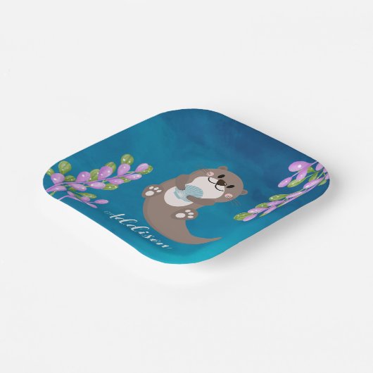 Otter-Party-Papierplatte Pappteller (Gewinkelt)