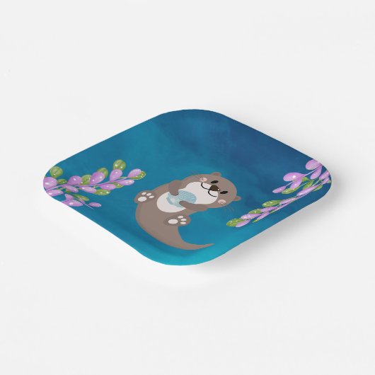 Otter-Party-Papierplatte Pappteller (Gewinkelt)