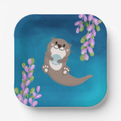 Otter-Party-Papierplatte Pappteller (Vorderseite)