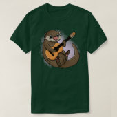 Otter Playing Gitarre T-Shirt (Design vorne)
