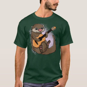 Otter Playing Gitarre T-Shirt