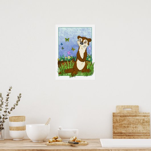 Otter Poster (Küche)