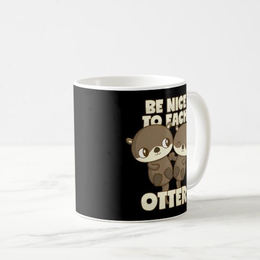 Otter Pun Kaffeetasse (VorderseiteRechts)
