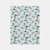 Otter Pups Fleece Blanket (Vorderseite)