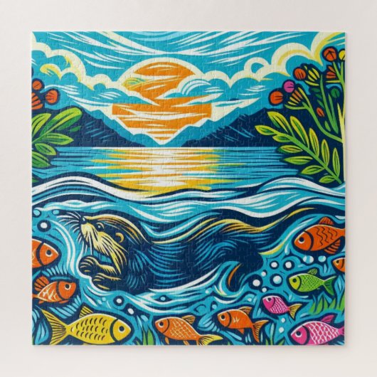 Otter Puzzle (Vertikal)