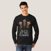 Otter Rentier Hirsch Weihnachtsgeschenk Geschenk G T-Shirt (Vorne ganz)
