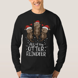 Otter Rentier Hirsch Weihnachtsgeschenk Geschenk G T-Shirt
