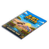 Otter, Retro-8-Bit-Pixelkunst Notizblock (Linke Seite)