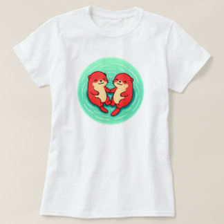 Otter Ripple - Wächter der Flüsse | NUR WEISS T-Shirt