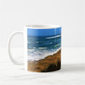 Otter Rock at Devil's Punchbowl Staat Park, Oregon Kaffeetasse (Links)