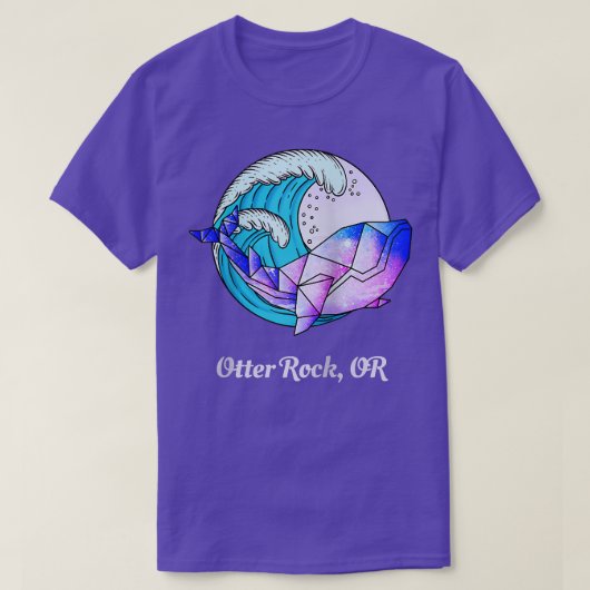 Otter Rock oder Japanisch Paint Geometric Orca Kil T-Shirt (Design vorne)