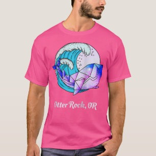 Otter Rock oder Japanisch Paint Geometric Orca Kil T-Shirt
