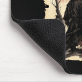 Otter-Samurai Retro-Ufo Japanischer Krieger Kunstg Mousepad (Ecke)