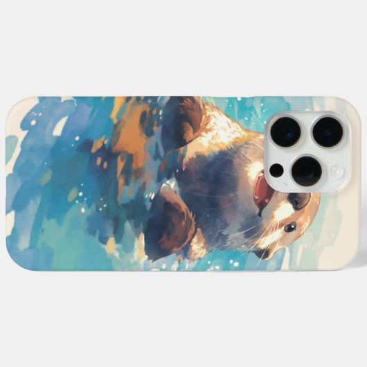 Otter schlackt durch Sonnenschein Case-Mate iPhone Hülle (Rückseite (Horizontal))