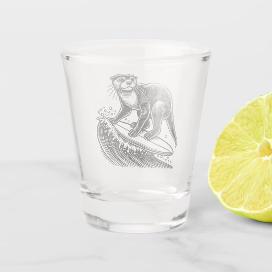 Otter Schnapsglas (Rückseite)