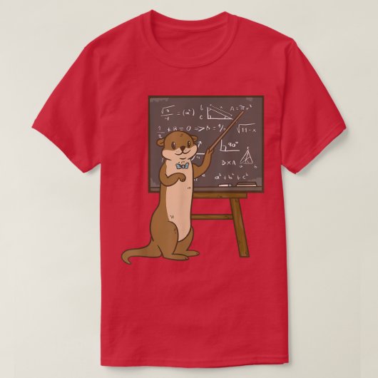 Otter Science Teacher T-Shirt (Design vorne)