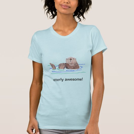 Otter, Seeotter T-Shirt (Vorderseite)
