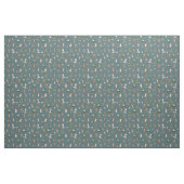 Otter & Seerosen auf dunklem Teal Stoff (Fat Quarter (45,7 x 55,9 cm))