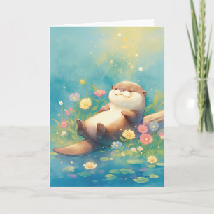 Otter Serene Pond Paradise Karte