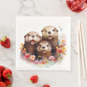 Otter Serviette (Beispiel)