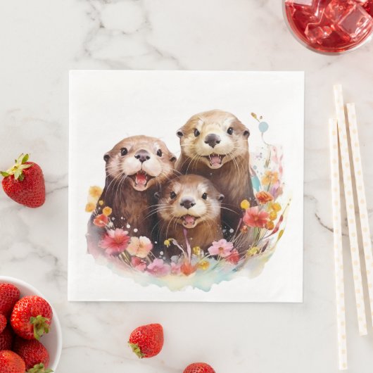 Otter Serviette (Beispiel)