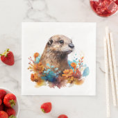 Otter Serviette (Beispiel)