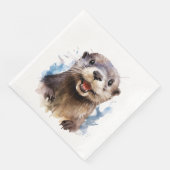 Otter Serviette (Ecke)