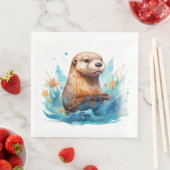 Otter Serviette (Beispiel)