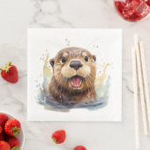 Otter Serviette (Beispiel)