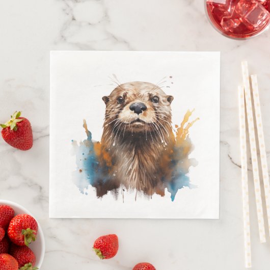 Otter Serviette (Beispiel)