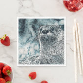 Otter Serviette (Beispiel)
